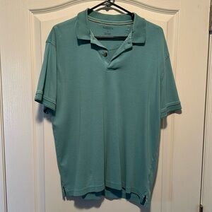 Van Heusen men’s teal colored polo